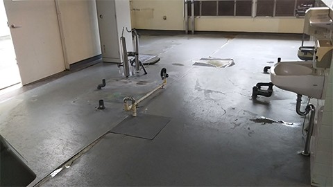 床貼り替え工事