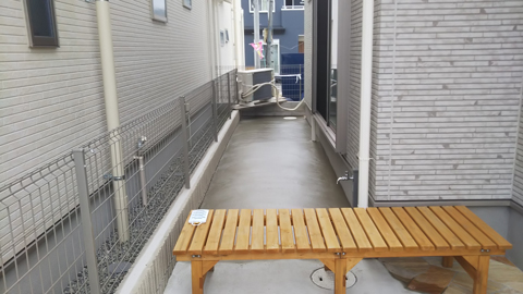 土間コンクリート打ち