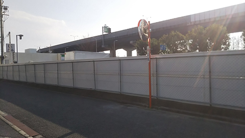 東大阪市 カーブミラー設置工事